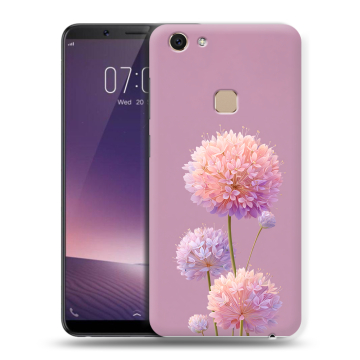 Пластиковый чехол на Vivo V7 с принтом Цветы