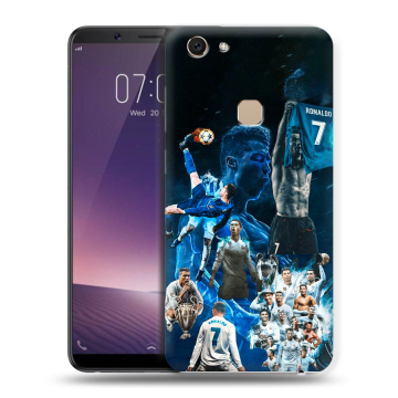 Пластиковый чехол на Vivo V7 с принтом Реал Роналдо Пластиковый чехол на Vivo V7 с принтом Реал Роналдо