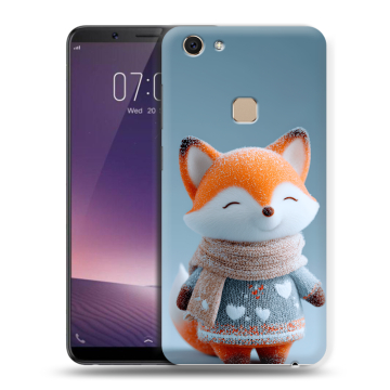 Пластиковый чехол на Vivo V7 с принтом Лиса