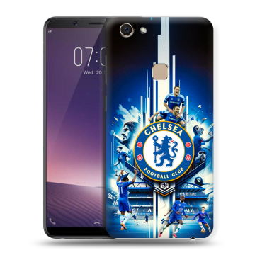 Пластиковый чехол на Vivo V7 с принтом Chelsea Челси