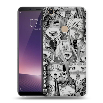 Пластиковый чехол на Vivo V7 с принтом Ahegao Ахегао Аниме