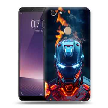 Пластиковый чехол на Vivo V7 с принтом IronMan Железный человек