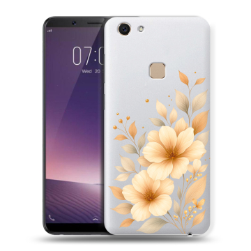 Пластиковый чехол на Vivo V7 с принтом для девушки