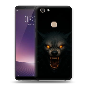 Пластиковый чехол на Vivo V7 с принтом Волк