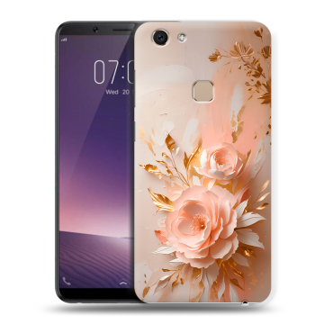 Пластиковый чехол на Vivo V7 с принтом женский