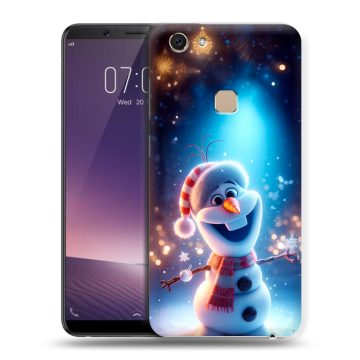Пластиковый чехол на Vivo V7 с принтом Новый год
