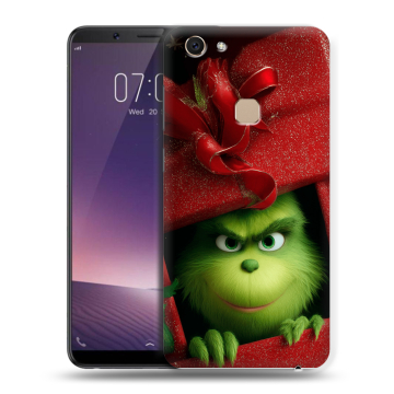 Пластиковый чехол на Vivo V7 с принтом Новый год