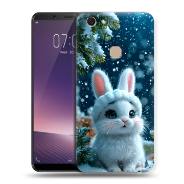 Пластиковый чехол на Vivo V7 с принтом Новый год