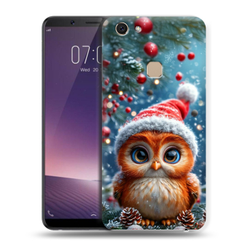 Пластиковый чехол на Vivo V7 с принтом Новый год Пластиковый чехол на Vivo V7 с принтом Новый год
