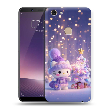 Пластиковый чехол на Vivo V7 с принтом Новый год Пластиковый чехол на Vivo V7 с принтом Новый год