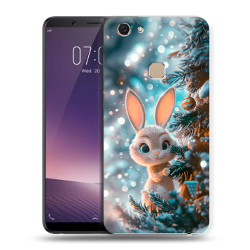 Пластиковый чехол на Vivo V7 с принтом Новый год Пластиковый чехол на Vivo V7 с принтом Новый год