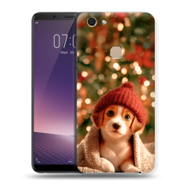 Пластиковый чехол на Vivo V7 с принтом Новый год Пластиковый чехол на Vivo V7 с принтом Новый год