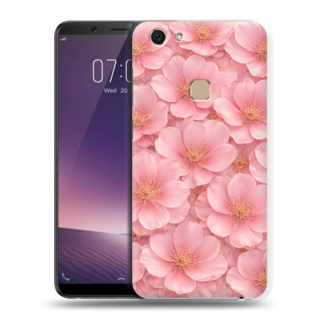 Пластиковый чехол на Vivo V7 с принтом женский