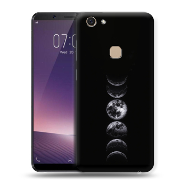 Пластиковый чехол на Vivo V7 с принтом женский