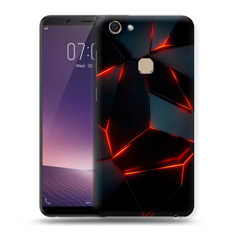Пластиковый чехол на Vivo V7 с принтом Яркие абстракции Пластиковый чехол на Vivo V7 с принтом Яркие абстракции