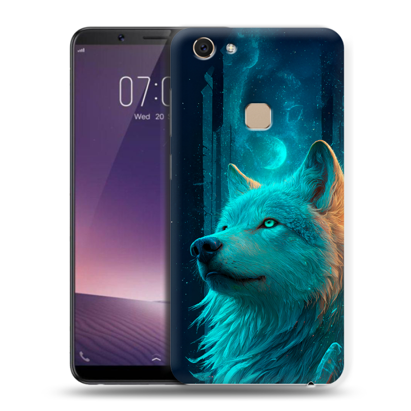 Пластиковый чехол на Vivo V7 с принтом бабочки саккура Пластиковый чехол на Vivo V7 с принтом бабочки саккура