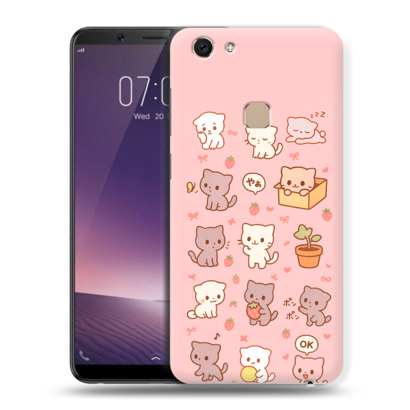 Пластиковый чехол на Vivo V7 с принтом Hello Kitty Хелоу Кити Пластиковый чехол на Vivo V7 с принтом Hello Kitty Хелоу Кити