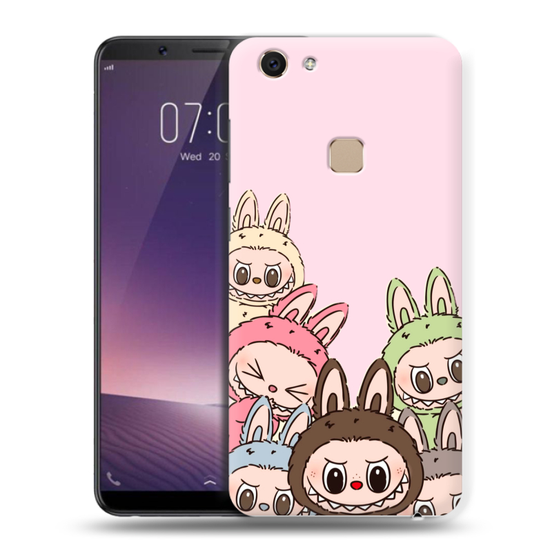 Пластиковый чехол на Vivo V7 с принтом Лабубу Пластиковый чехол на Vivo V7 с принтом Лабубу