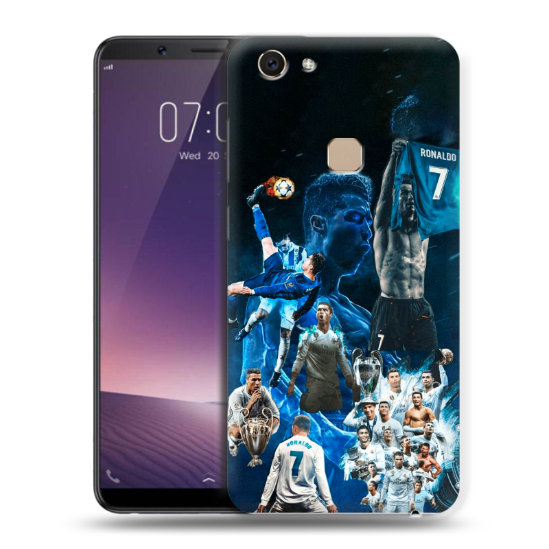 Пластиковый чехол на Vivo V7 с принтом Реал Роналдо Пластиковый чехол на Vivo V7 с принтом Реал Роналдо