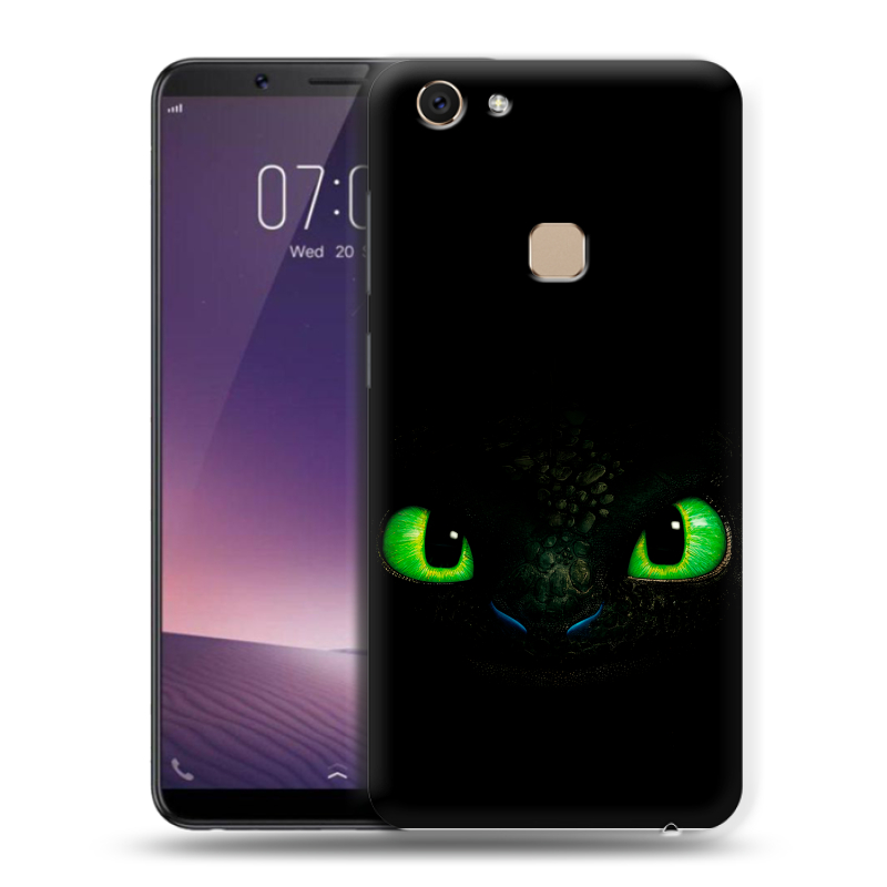 Пластиковый чехол на Vivo V7 с принтом Как приручить дракона Пластиковый чехол на Vivo V7 с принтом Как приручить дракона