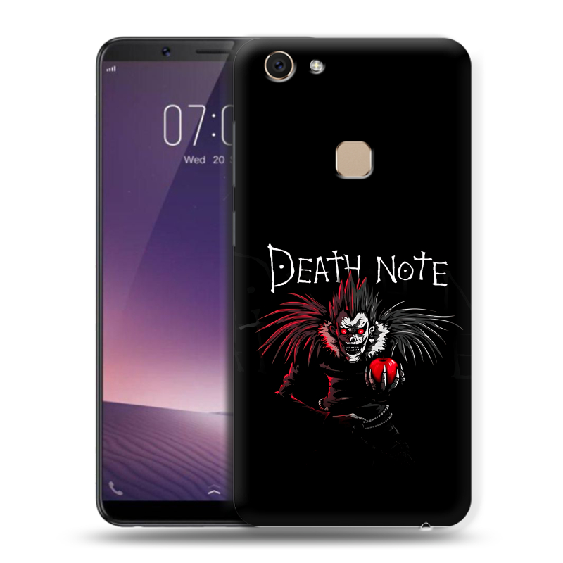Пластиковый чехол на Vivo V7 с принтом Death note Тетрадь смерти Пластиковый чехол на Vivo V7 с принтом Death note Тетрадь смерти