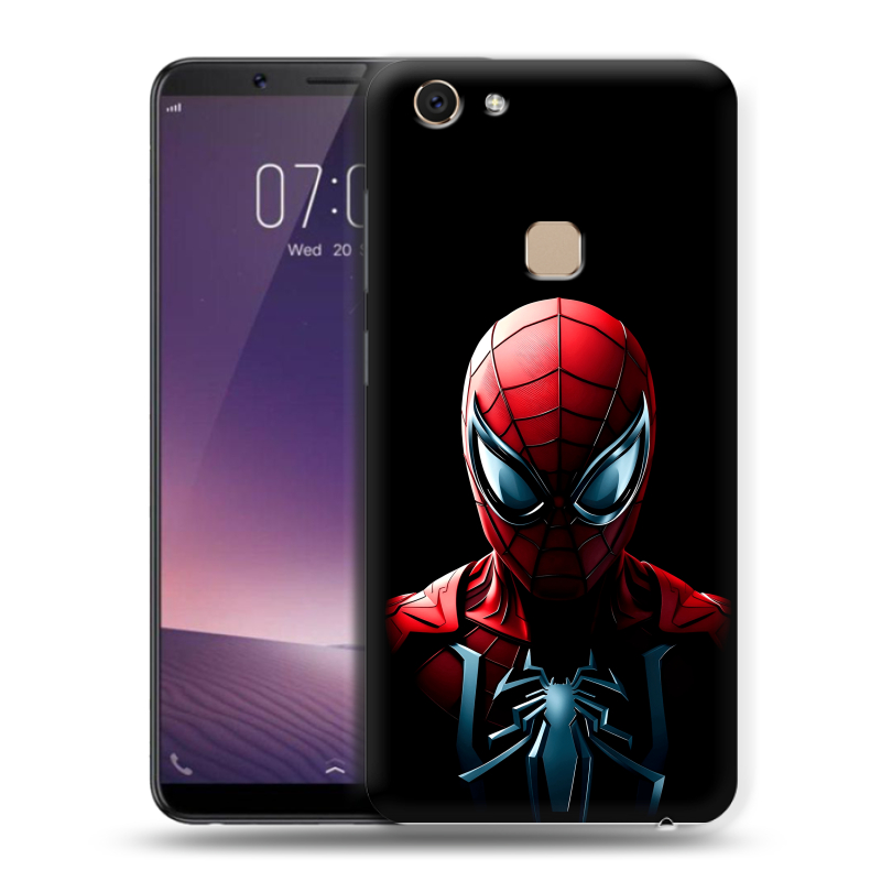 Пластиковый чехол на Vivo V7 с принтом Spiderman Человек паук Пластиковый чехол на Vivo V7 с принтом Spiderman Человек паук