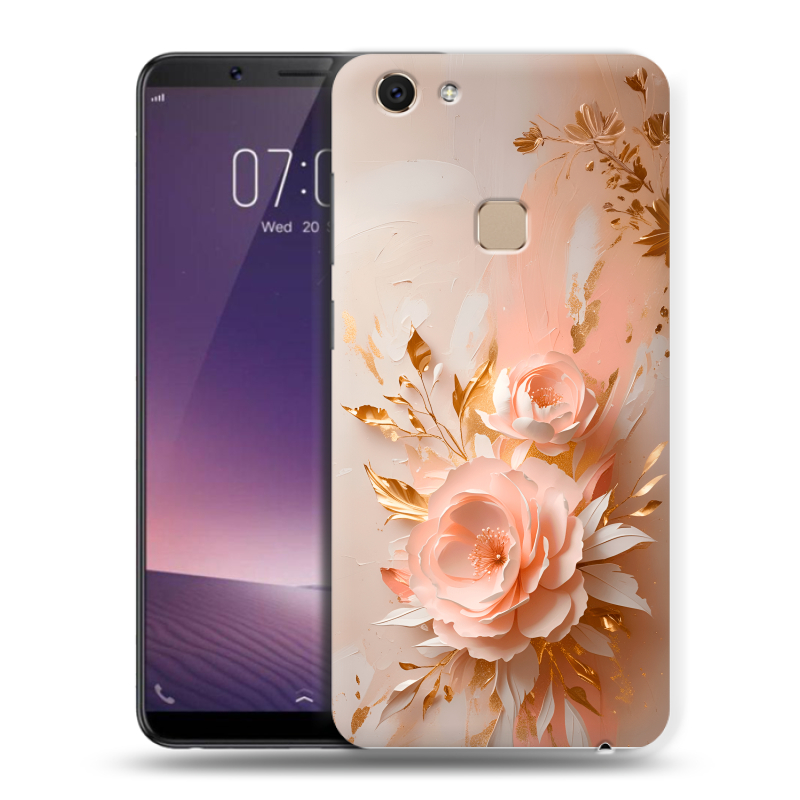 Пластиковый чехол на Vivo V7 с принтом женский Пластиковый чехол на Vivo V7 с принтом женский