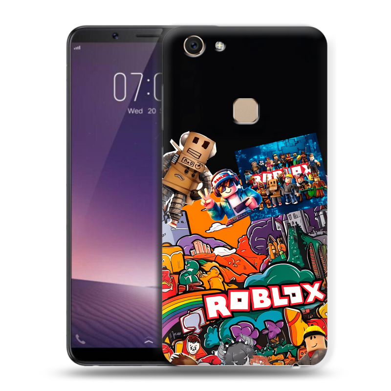 Пластиковый чехол на Vivo V7 с принтом Roblox Роблокс Пластиковый чехол на Vivo V7 с принтом Roblox Роблокс