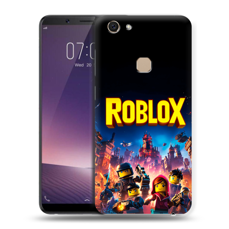 Пластиковый чехол на Vivo V7 с принтом Roblox Роблокс Пластиковый чехол на Vivo V7 с принтом Roblox Роблокс