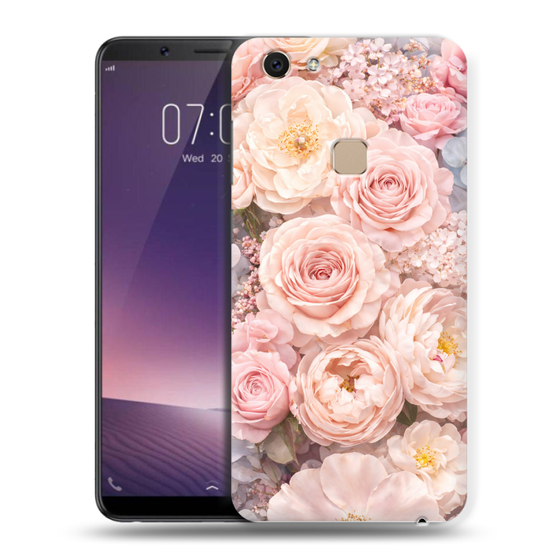 Пластиковый чехол на Vivo V7 с принтом женский Пластиковый чехол на Vivo V7 с принтом женский
