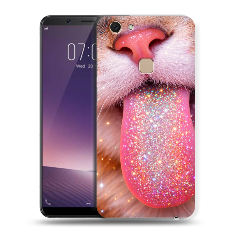 Пластиковый чехол на Vivo V7 с принтом для девочек Пластиковый чехол на Vivo V7 с принтом для девочек