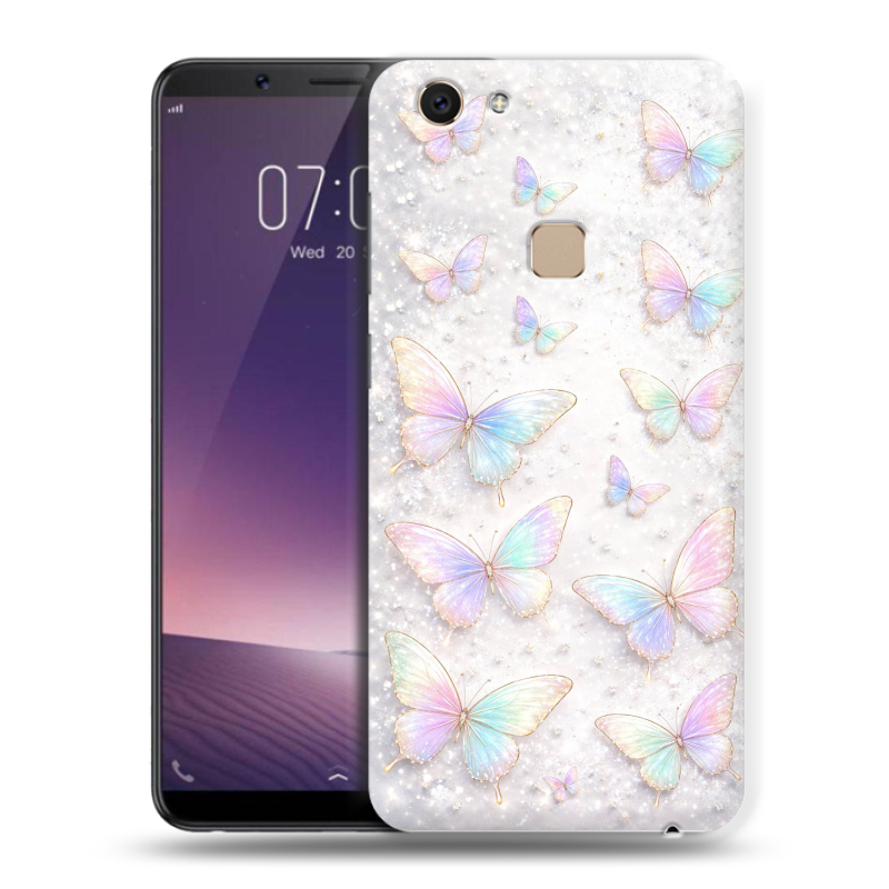 Пластиковый чехол на Vivo V7 с принтом женский Пластиковый чехол на Vivo V7 с принтом женский