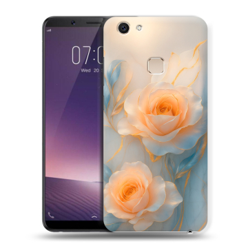 Пластиковый чехол на Vivo V7 Plus с принтом Женский