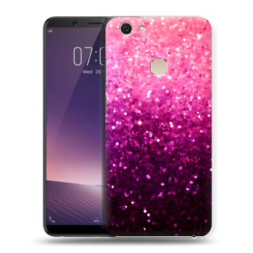 Пластиковый чехол на Vivo V7 Plus с принтом Блестки Пластиковый чехол на Vivo V7 Plus с принтом Блестки