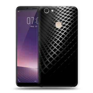 Пластиковый чехол на Vivo V7 Plus с принтом Текстура металла Пластиковый чехол на Vivo V7 Plus с принтом Текстура металла