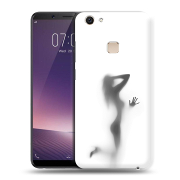 Пластиковый чехол на Vivo V7 Plus с принтом Силуэт Пластиковый чехол на Vivo V7 Plus с принтом Силуэт