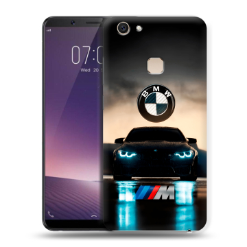 Пластиковый чехол на Vivo V7 Plus с принтом БМВ BMW Пластиковый чехол на Vivo V7 Plus с принтом БМВ BMW