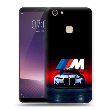 Пластиковый чехол на Vivo V7 Plus с принтом БМВ BMW Пластиковый чехол на Vivo V7 Plus с принтом БМВ BMW