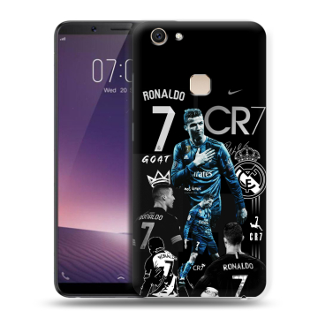 Пластиковый чехол на Vivo V7 Plus с принтом Реал Роналдо Пластиковый чехол на Vivo V7 Plus с принтом Реал Роналдо