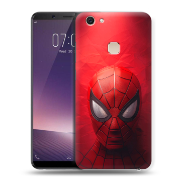 Пластиковый чехол на Vivo V7 Plus с принтом Spiderman Человек паук Пластиковый чехол на Vivo V7 Plus с принтом Spiderman Человек паук