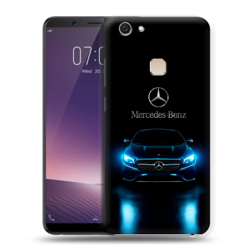 Пластиковый чехол на Vivo V7 Plus с принтом Mercedes Мерседес Пластиковый чехол на Vivo V7 Plus с принтом Mercedes Мерседес