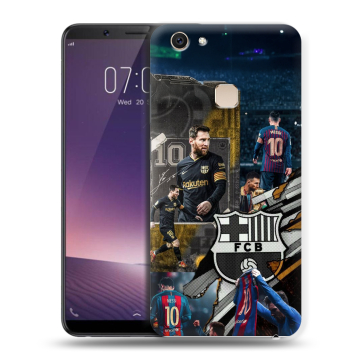 Пластиковый чехол на Vivo V7 Plus с принтом Messi Barcelona Пластиковый чехол на Vivo V7 Plus с принтом Messi Barcelona
