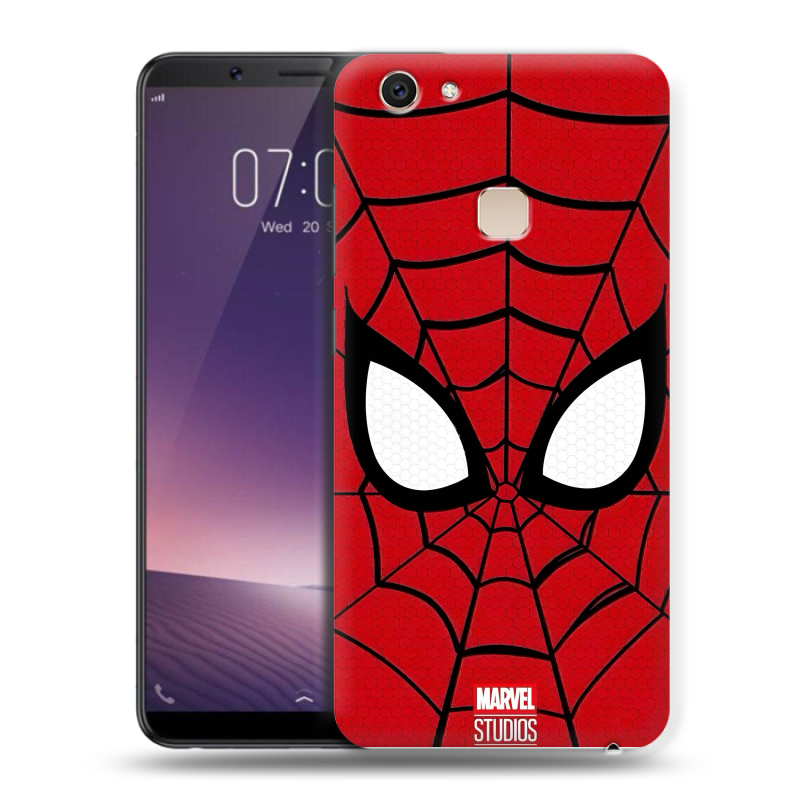Пластиковый чехол на Vivo V7 Plus с принтом человек паук spiderman Пластиковый чехол на Vivo V7 Plus с принтом человек паук spiderman