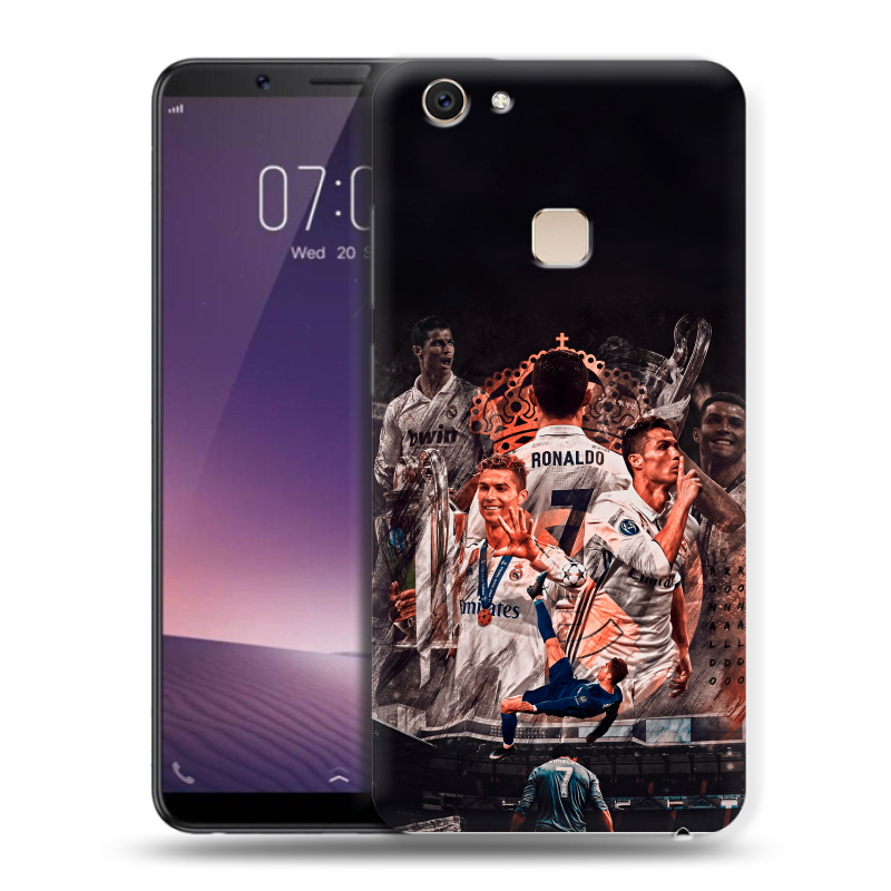 Пластиковый чехол на Vivo V7 Plus с принтом Реал Роналдо Real Ronaldo Пластиковый чехол на Vivo V7 Plus с принтом Реал Роналдо Real Ronaldo