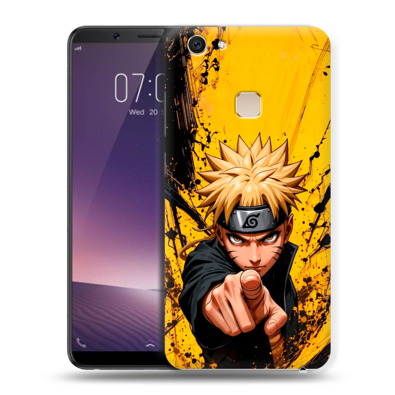 Пластиковый чехол на Vivo V7 Plus с принтом Naruto Наруто Пластиковый чехол на Vivo V7 Plus с принтом Naruto Наруто