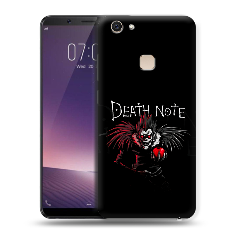 Пластиковый чехол на Vivo V7 Plus с принтом Death note Тетрадь смерти Пластиковый чехол на Vivo V7 Plus с принтом Death note Тетрадь смерти