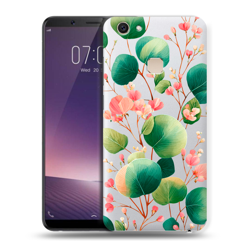 Пластиковый чехол на Vivo V7 Plus с принтом женский Пластиковый чехол на Vivo V7 Plus с принтом женский