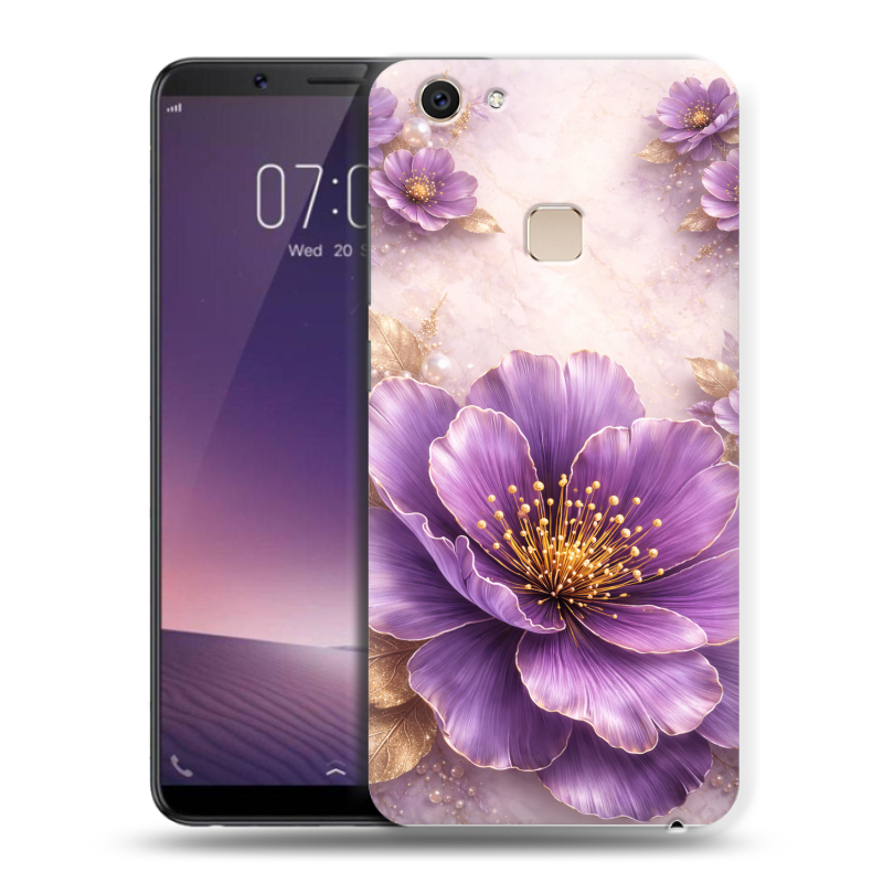 Пластиковый чехол на Vivo V7 Plus с принтом женский Пластиковый чехол на Vivo V7 Plus с принтом женский