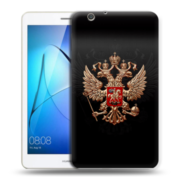 Силиконовый чехол на Huawei MediaPad T3 7 3G с принтом Герб России