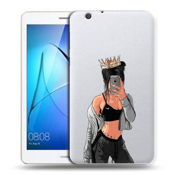 Силиконовый чехол на Huawei MediaPad T3 7 3G с принтом Женские принты